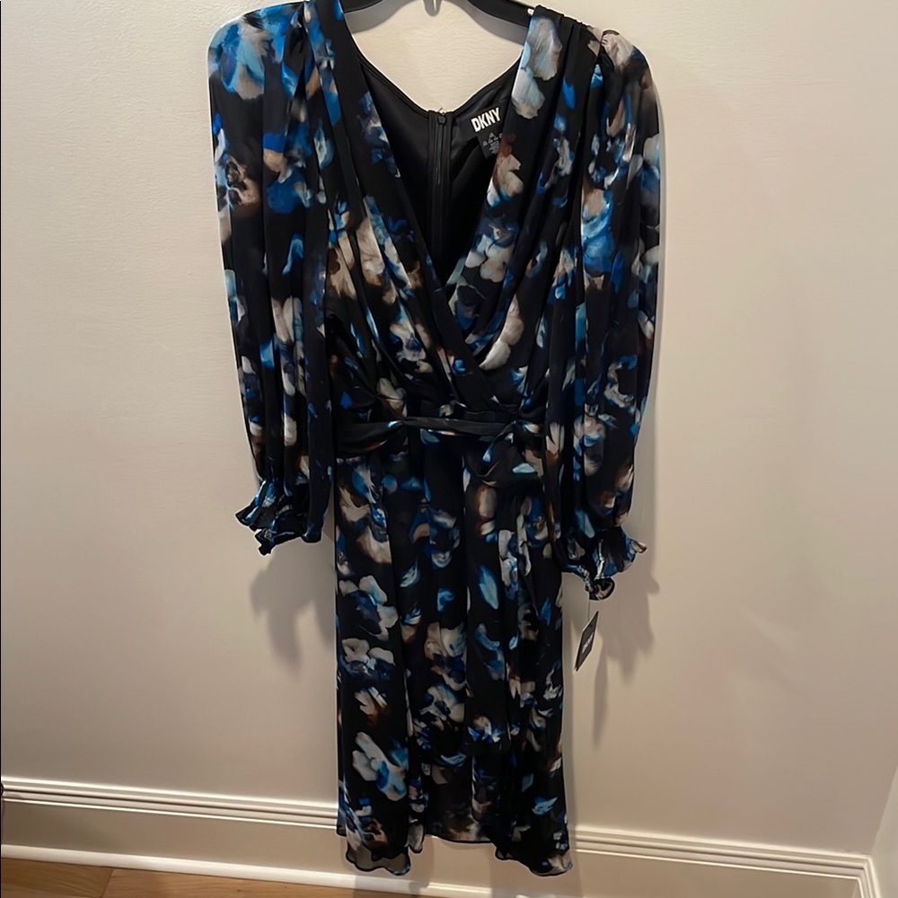 DKNY Fit and Flare Size 24W Dress, NWT - Picture 2 of 14
